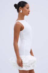 ALL ABOUT ME MINI DRESS IN WHITE