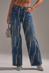 DRIPPED OUT RELAXED DENIM