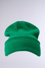 CLASSIC KNIT BEANIE IN GREEN