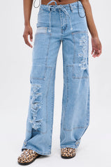 DOWN FOR WHATEVER RELAXED DENIM