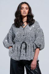 DOUBLE TROUBLE BLOUSE