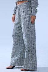 DRESSY VIBES TWEED PANT