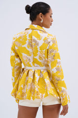 CANARY PEPLUM BLAZER