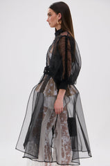 CAN I KICK IT ORGANZA TRENCH