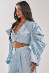 DRIP DRIP CROPPED BLAZER
