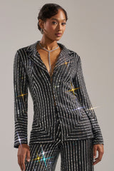 DONT STARE TOO HARD RHINESTONE BLOUSE