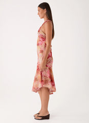 Sinnie Midi Dress - Botanic Cheetah