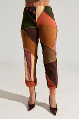 CATCH FEELINGS PATCHWORK JOGGER