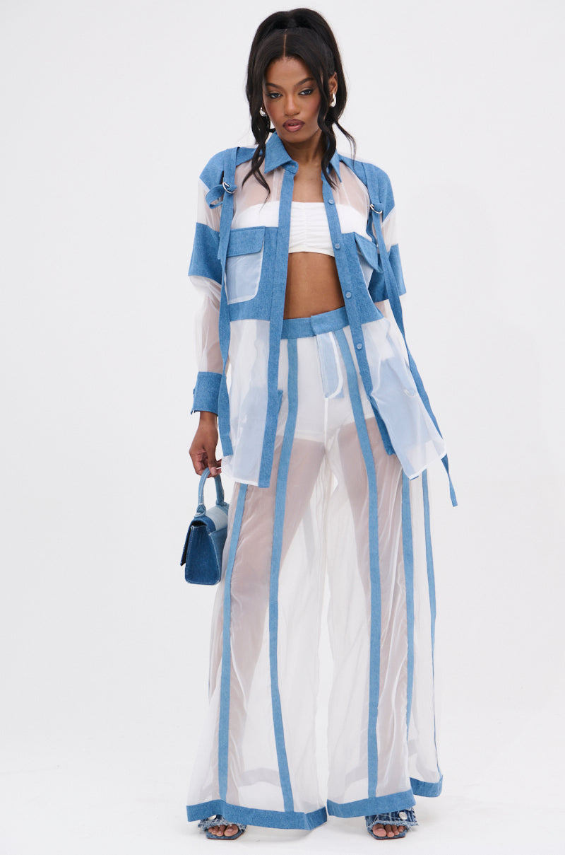 CELINE WIDE LEG TROUSER