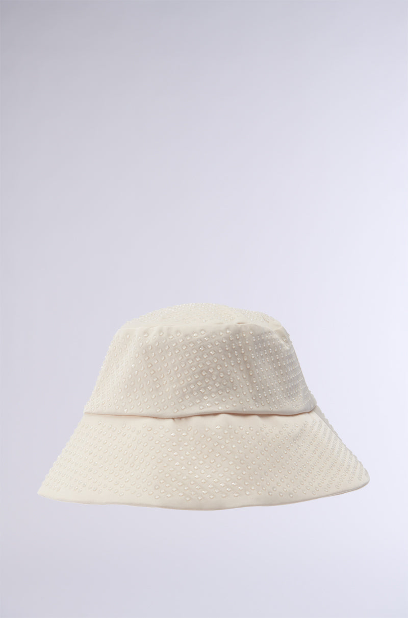 CHAMPAGNE SIPPIN BLING BUCKET HAT