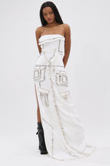 COVER STAR DENIM MAXI DRESS