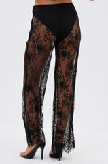 DRESSED TO IMPRESS LACE FLARE LEGGING