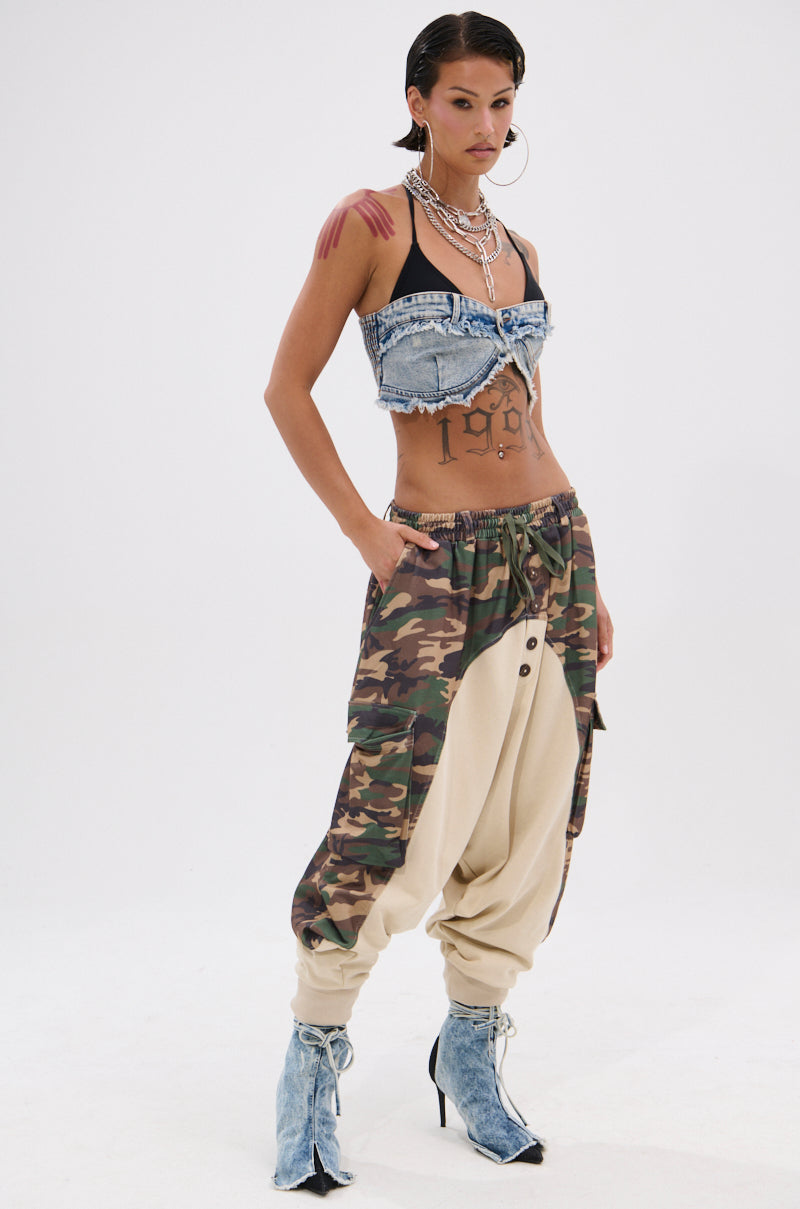 DOWN FOR IT CAMO JOGGER