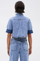 ELEVATED DENIM BUTTON DOWN