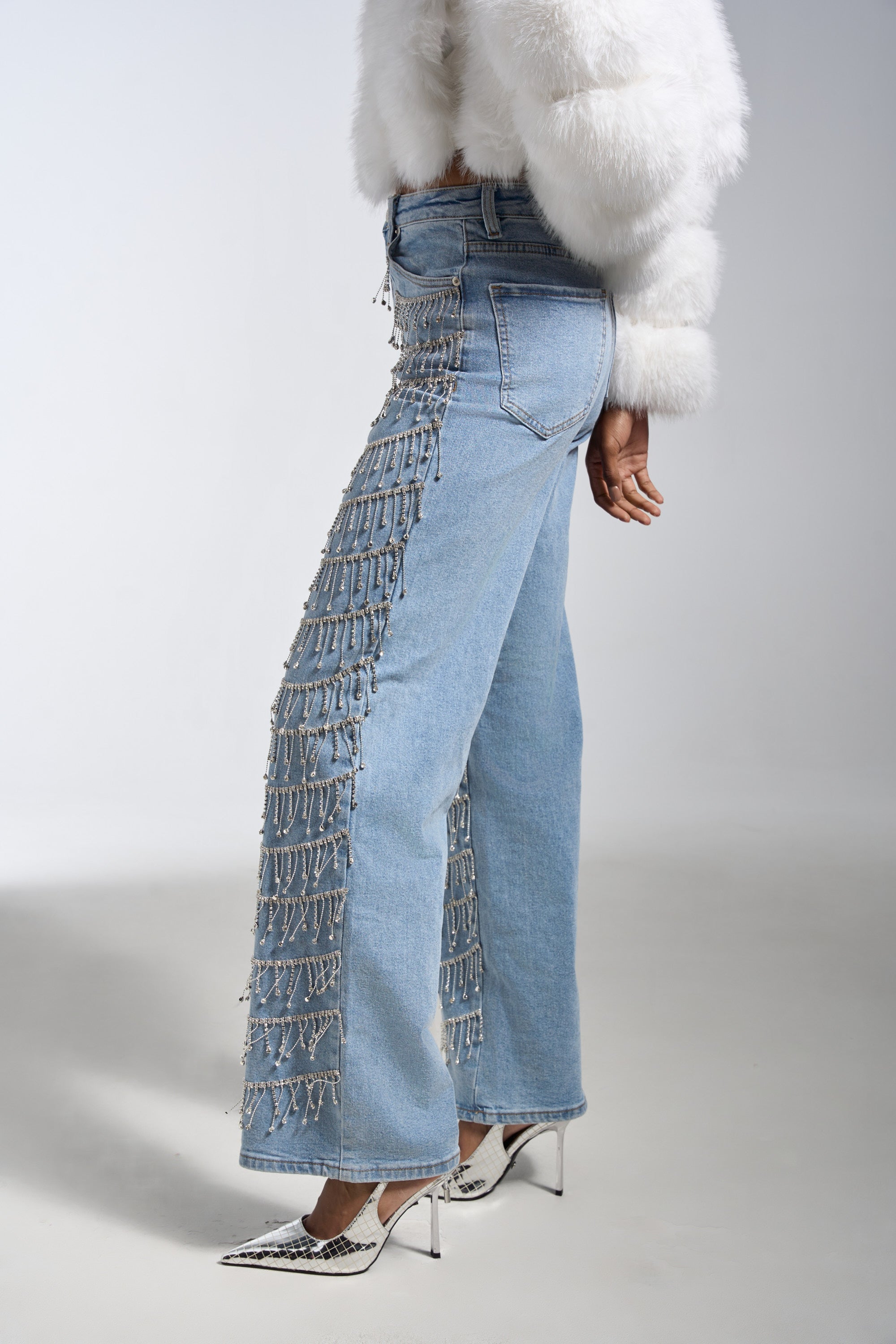 DRIP DRIP EMBELLISHED DENIM