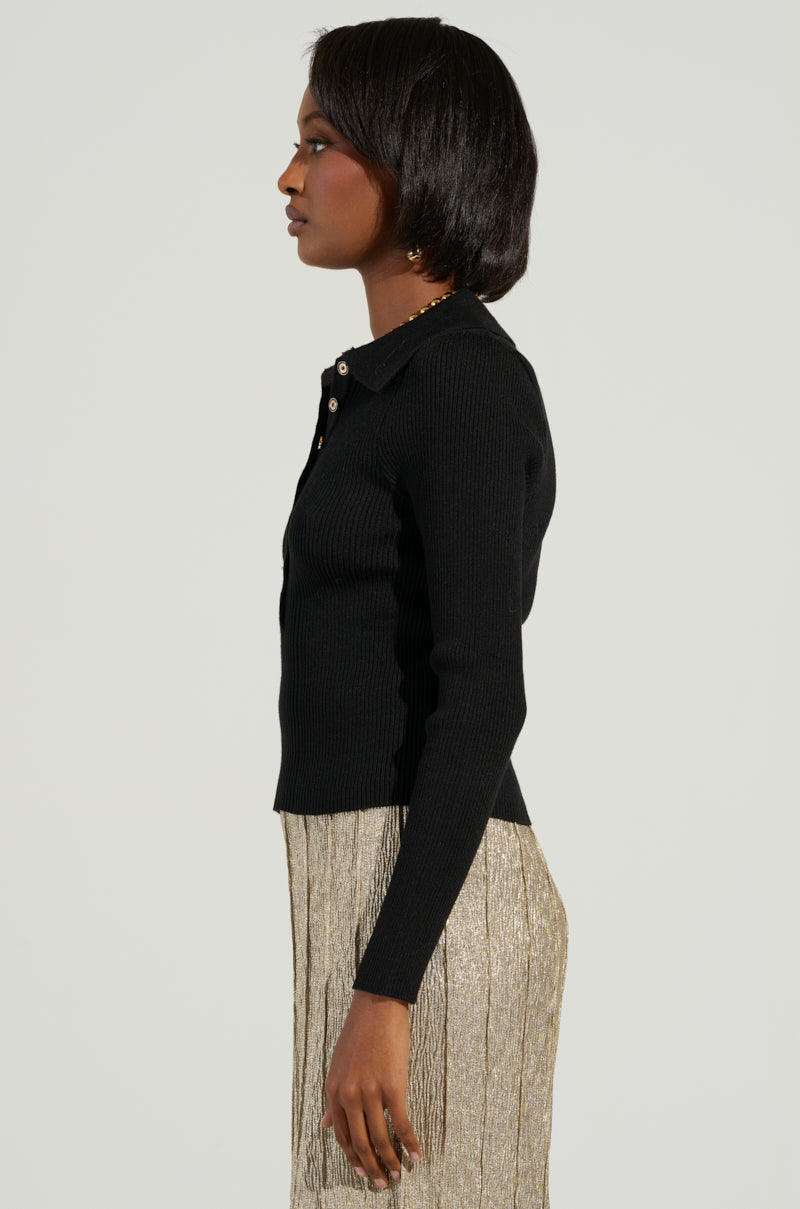 DONT MIND ME SWEATER IN BLACK