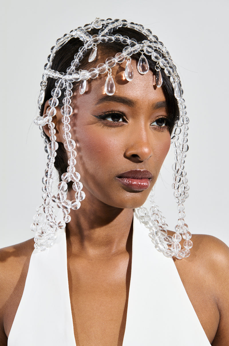 CLEAR TO YOU DRIPPY HEAD PIECE