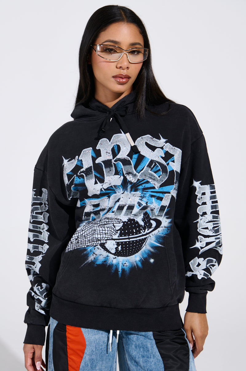 DIAMOND RUSH HOODED SWEATSHIRT