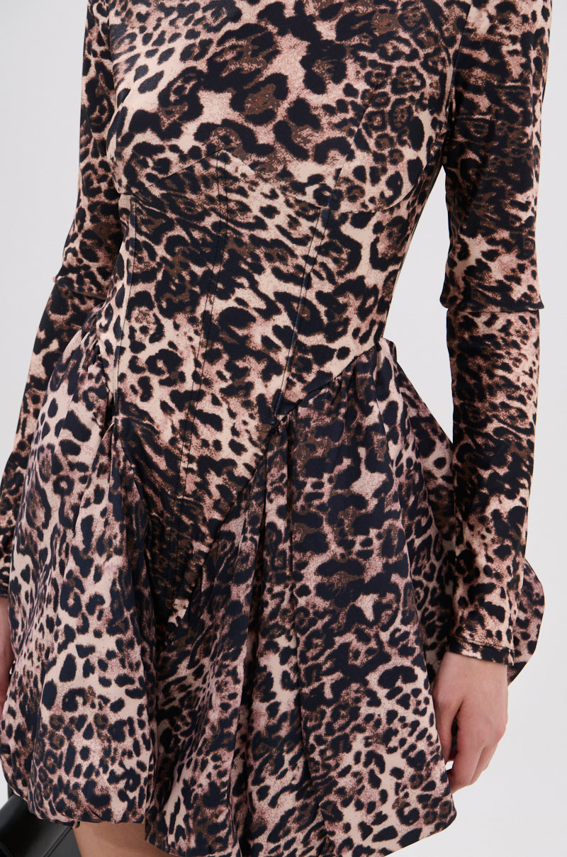 DON'T MESS WITH ME PRINTED MINI DRESS