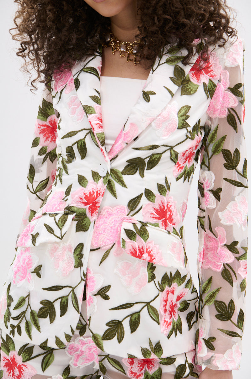 BLOSSOM LACE BLAZER