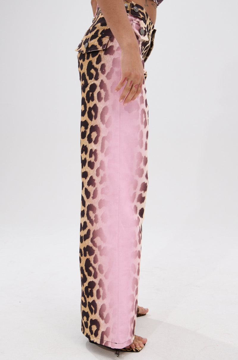 COCO LEOPARD PRINT DENIM