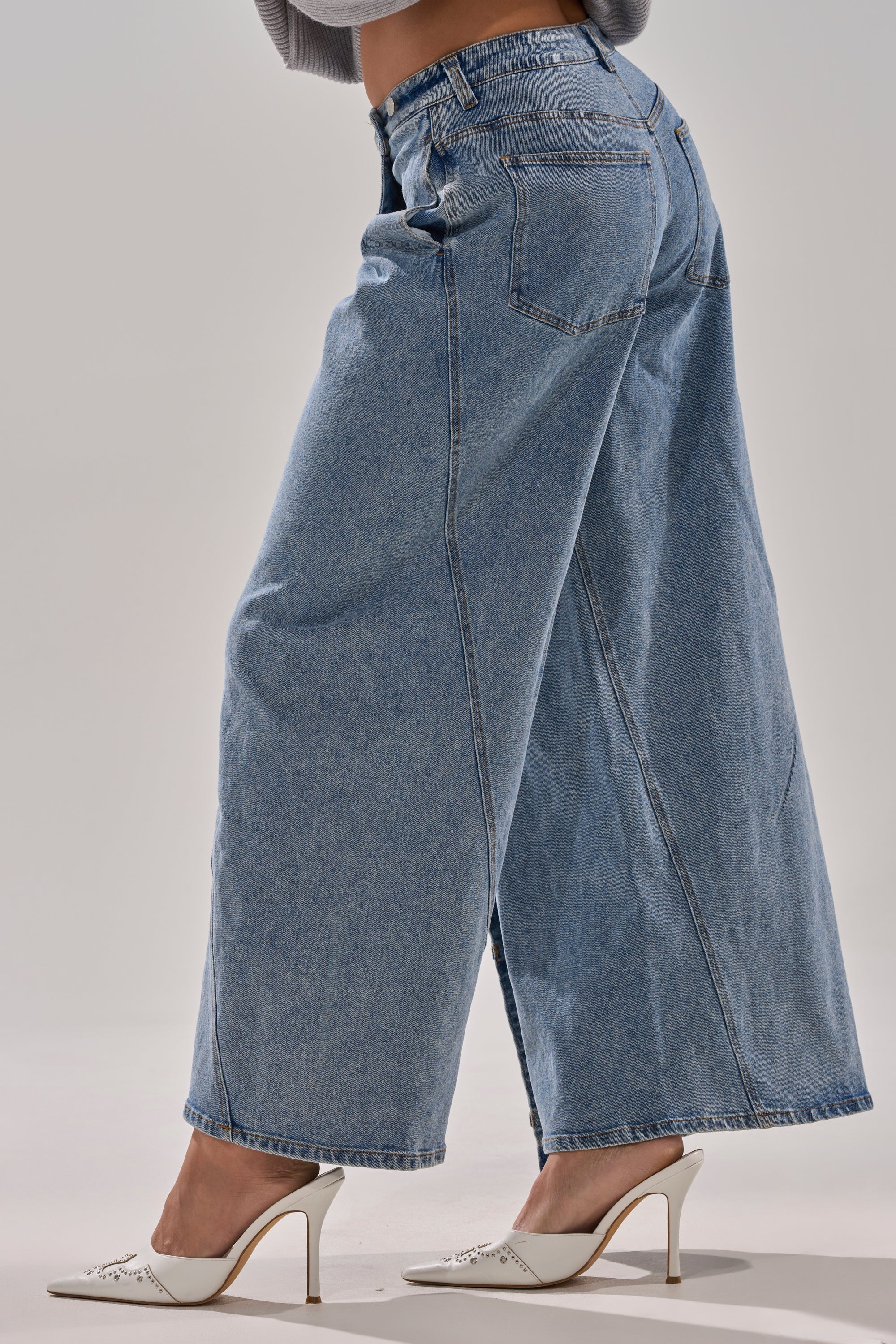 COVERED UP RELAXED DENIM PANT