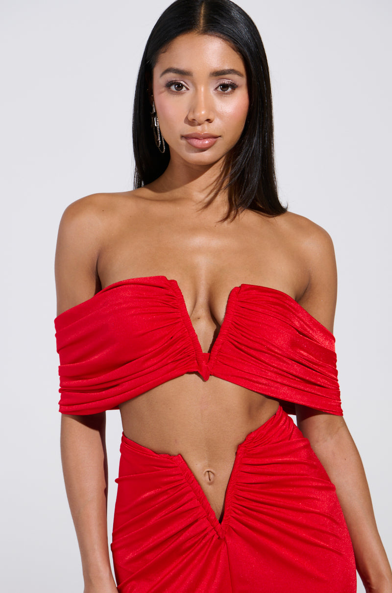 DREAM CATCHER BRALETTE IN RED