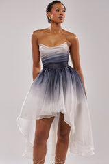 DANCE WITH ME HIGH LOW OMBRE DRESS