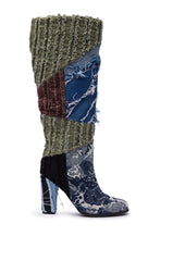 AZALEA WANG MARGEE MULTI CHUNKY KNEE HIGH BOOT