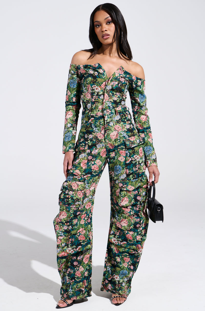 COOLEST IN THE ROOM TAPESTRY JUMPSUIT