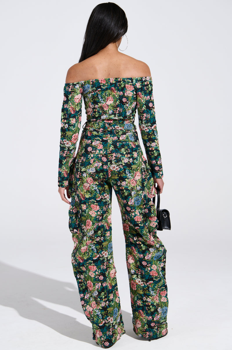 COOLEST IN THE ROOM TAPESTRY JUMPSUIT