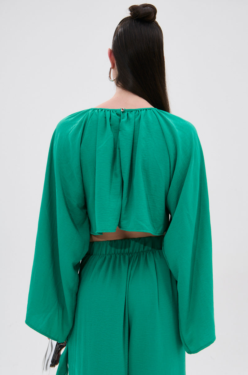 CALL ME LATER CROSSOVER BLOUSE