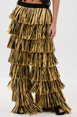 CRAZY FOR YOU STRAW PANTS