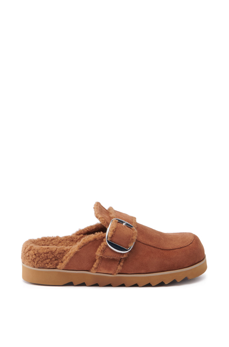 AZALEA WANG SIMAH CHESTNUT SLIPPER CLOG