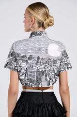 ALL AROUND THE WORLD BUTTON DOWN TOP