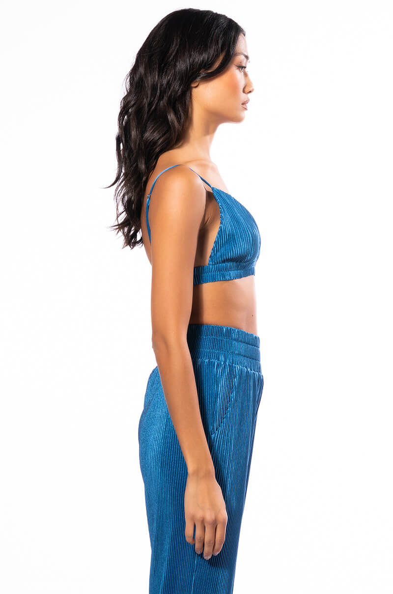 ASTRID PLEATED BRALETTE