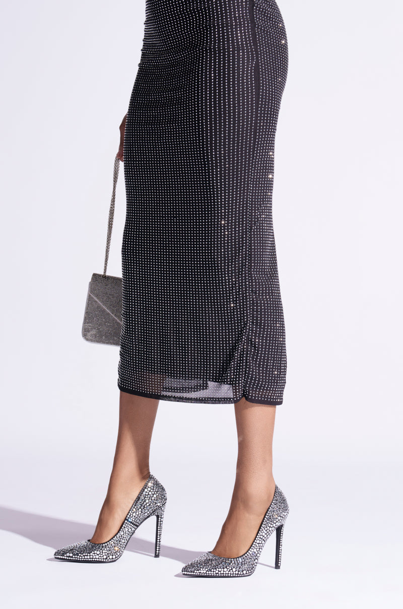 AZALEA WANG COSMOPOLITANS BLACK PUMP
