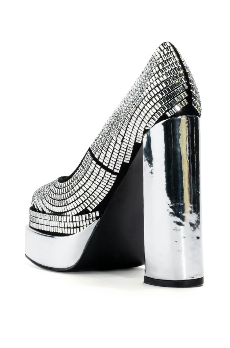 AZALEA WANG PHILIPA CHUNKY PLATFORM IN SILVER