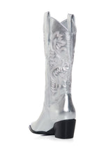 AZALEA WANG FLINT SILVER COWBOY BOOTIE