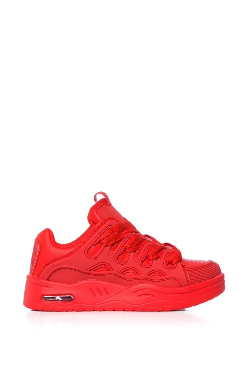 AZALEA WANG KORR RED SNEAKER