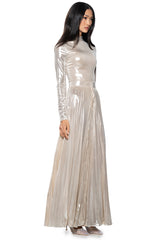 CHAMPAGNE POP PLEATED PANT