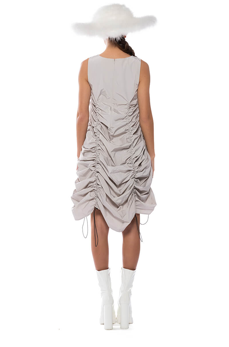 CHLOE DRAWSTRING MINI DRESS