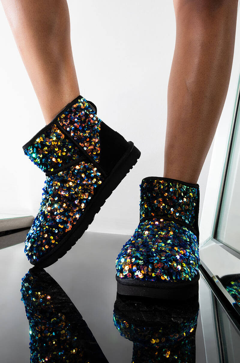 CLASSIC MINI STELLAR SEQUIN UGG BOOTIE