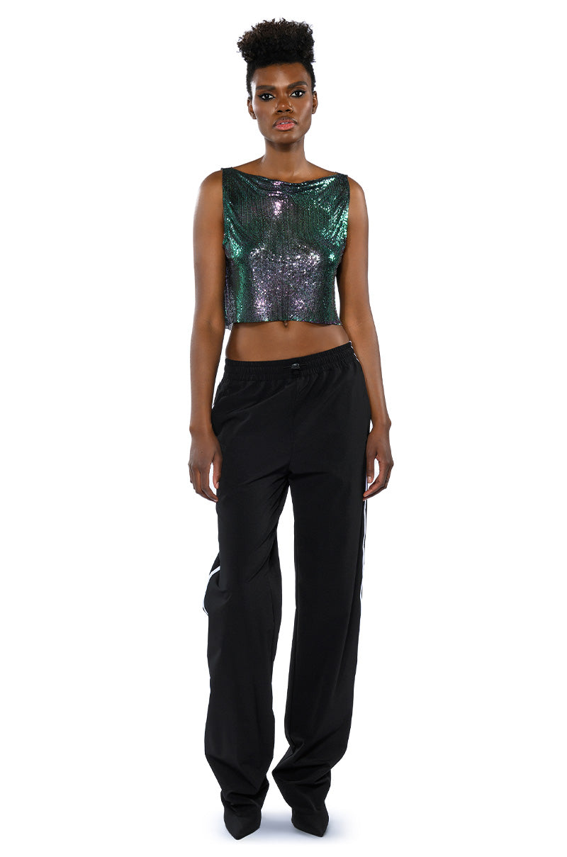 COME MY WAY CHAINMAIL TANK TOP