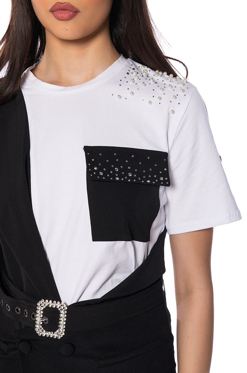 COPYCAT BLAZER T SHIRT