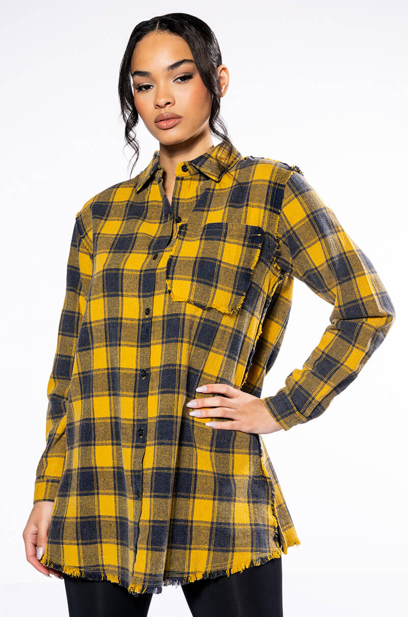 DARK FANTASY BUTTON DOWN FLANNEL
