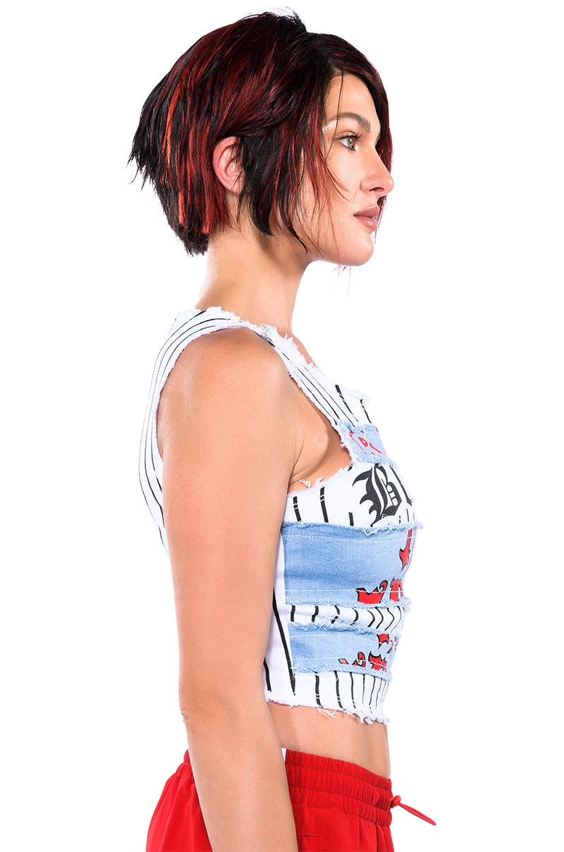E GIRL SLEEVELESS TOP