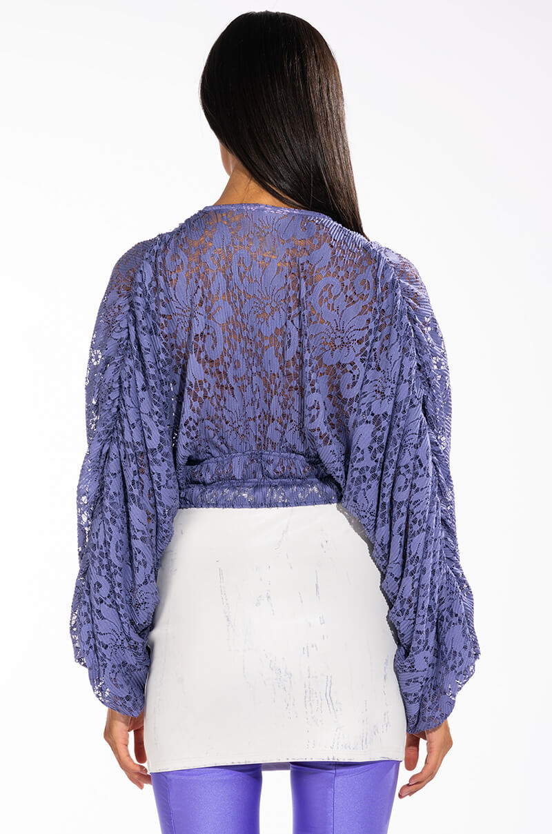 CONNIE LACE LONG SLEEVE TOP